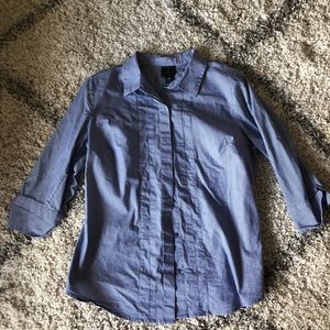 Blue Button up